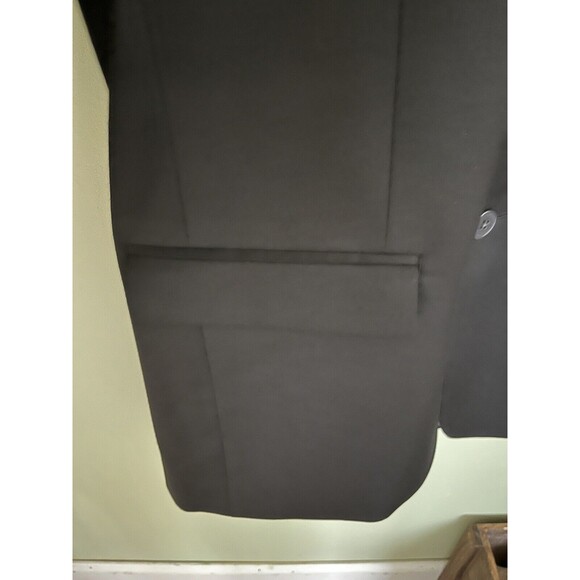 Chaps Men's Suit Jacket Black Lined 2 Button Size 38R Made in Vietnam - Picture 5 of 9